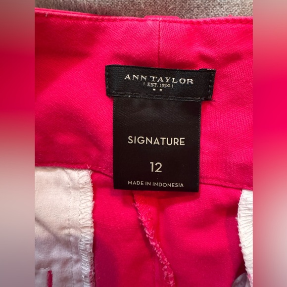 EUC Ann Taylor SIGNATURE pink chino shorts 12! - Picture 5 of 9